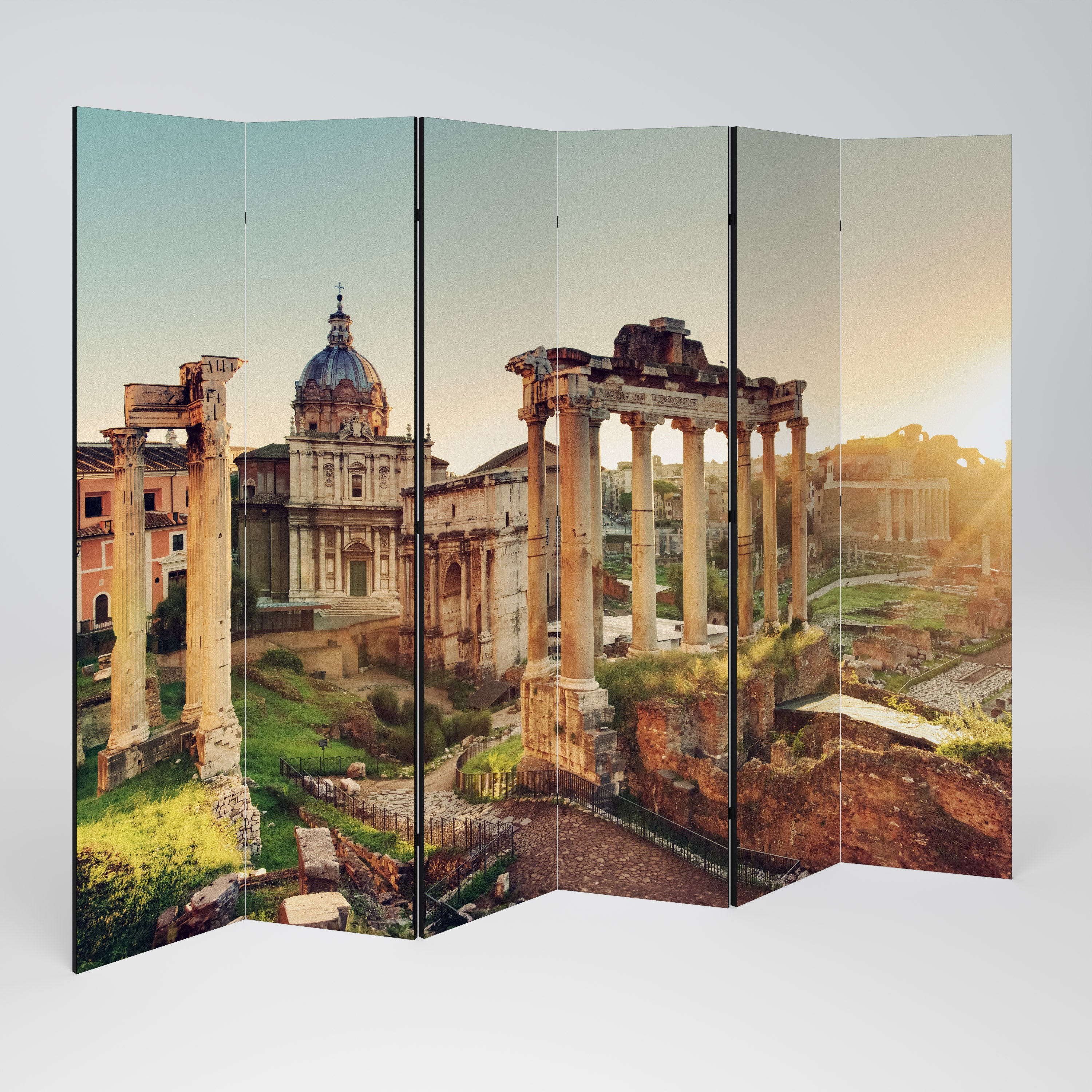 MARVELS OF THE PAST 6-Panel Room Divider