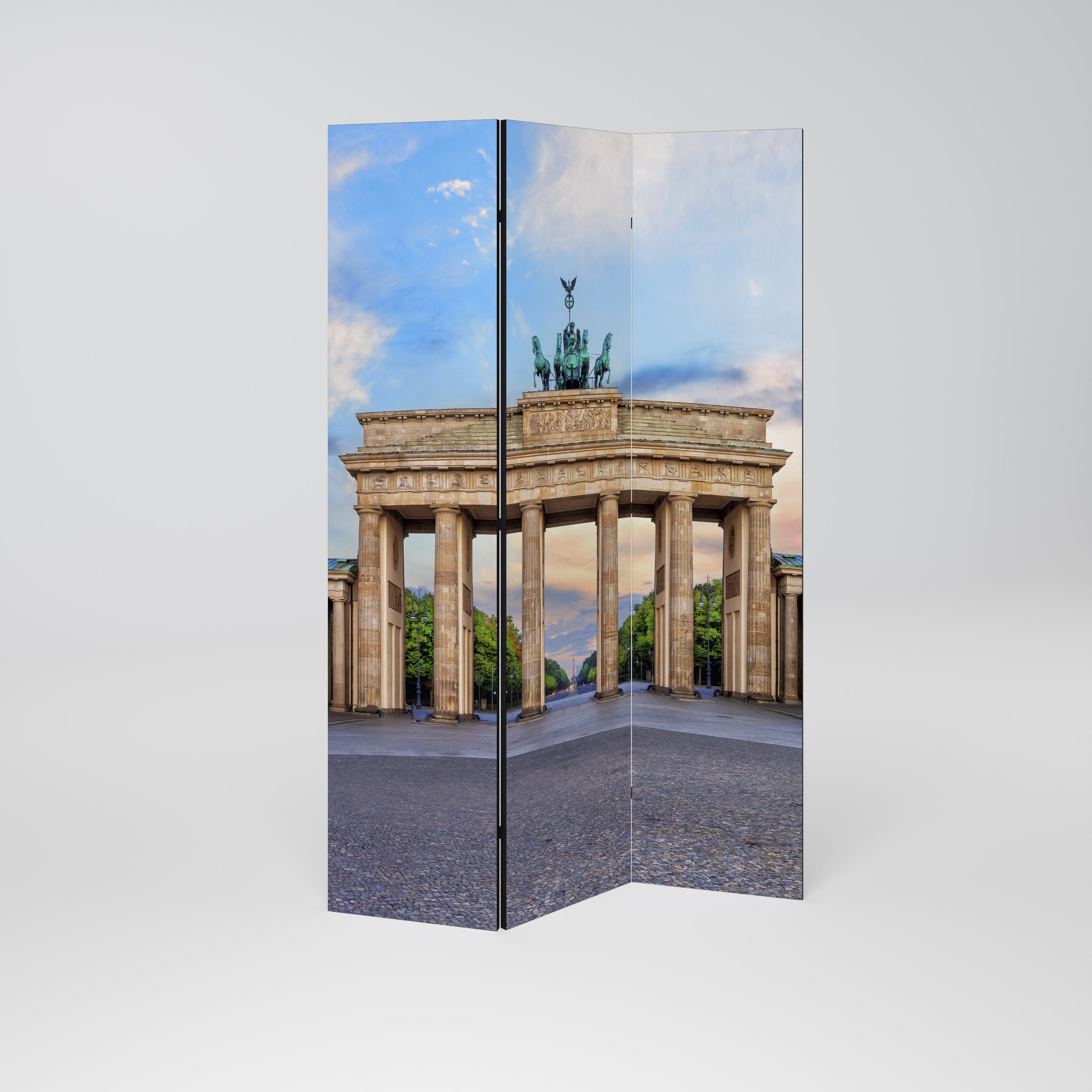 PILLARS OF MEMORY Dekorativer 3-teiliger Raumteiler