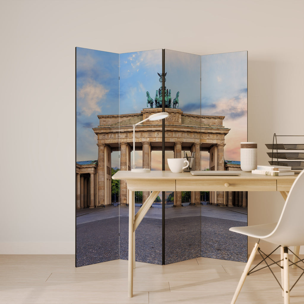 PILLARS OF MEMORY Dekorativer 4-teiliger Raumteiler