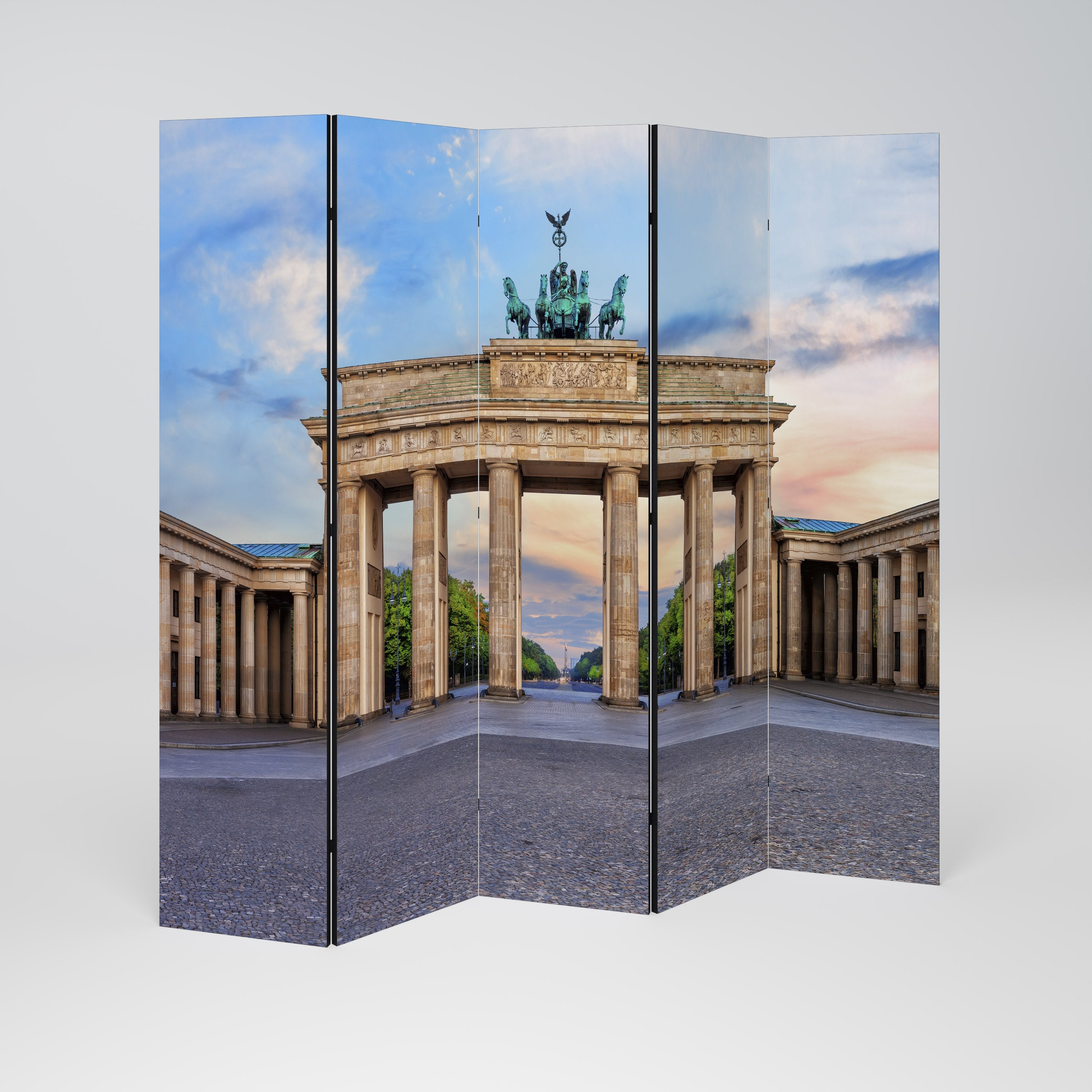 PILLARS OF MEMORY Dekorativer 5-teiliger Raumteiler