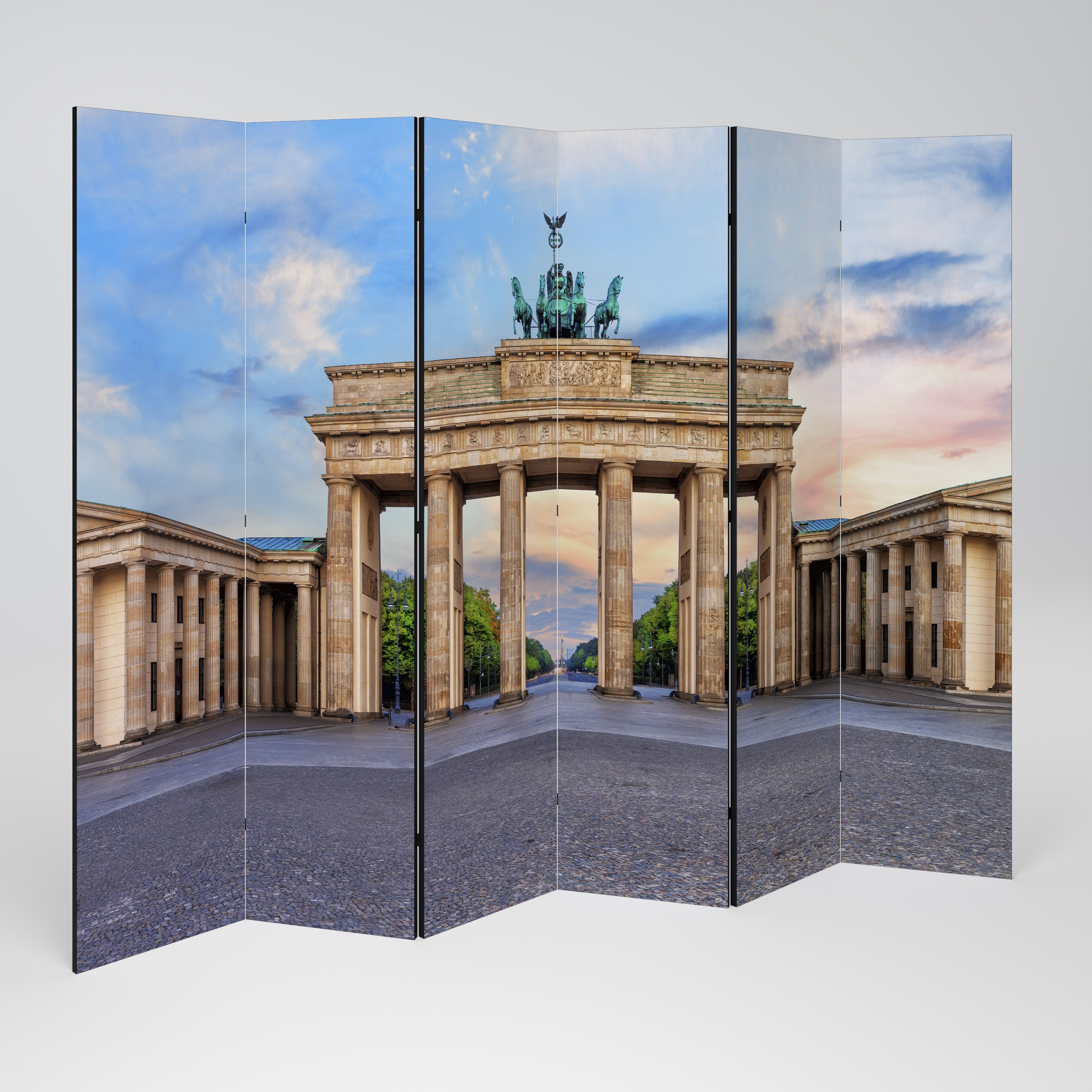 PILLARS OF MEMORY Dekorativer 6-teiliger Raumteiler