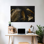 ELEGANCE IN DARKNESS Selbstklebendes Horizontal-Poster