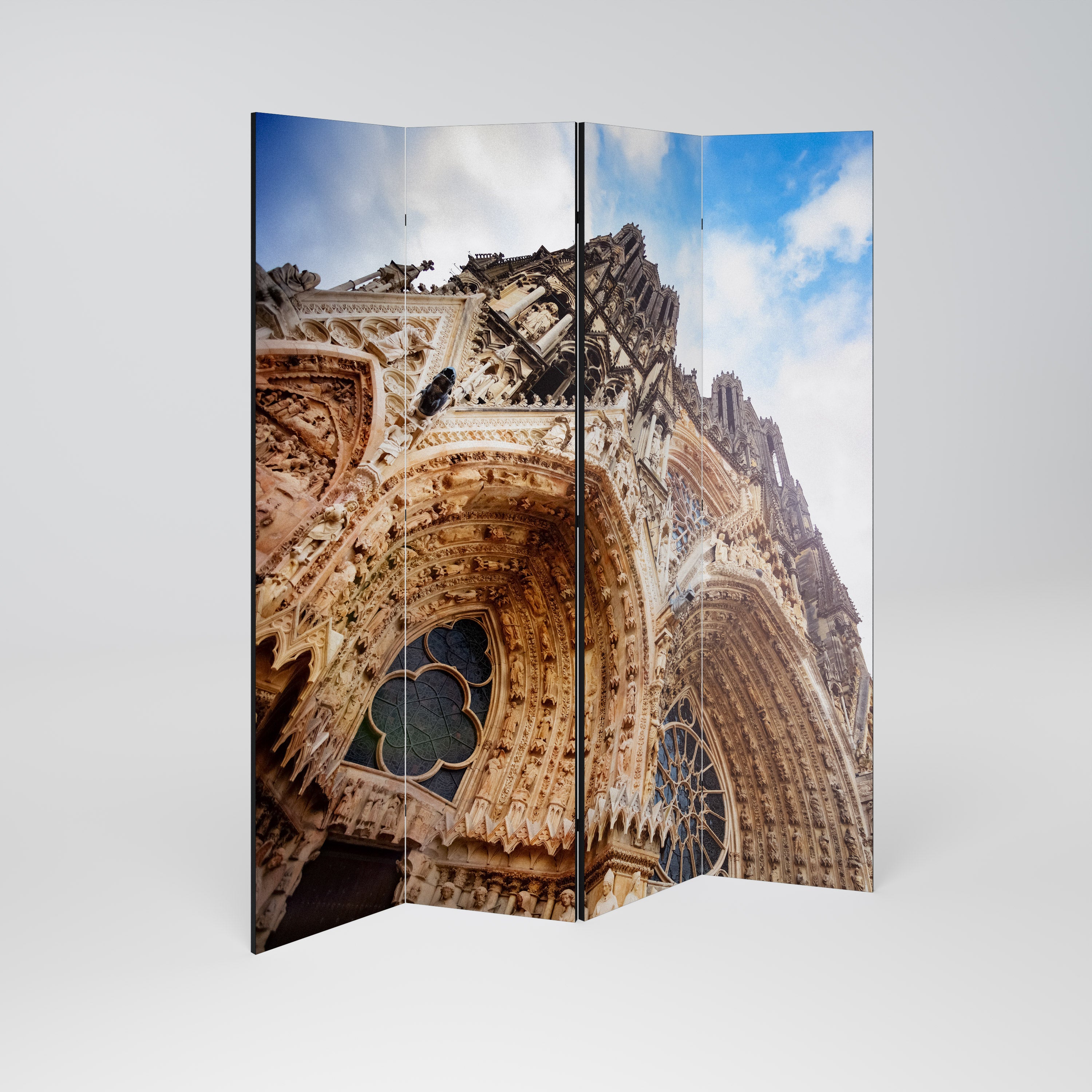 MYSTICAL ANGLES REVEALED 4-Panel Room Divider