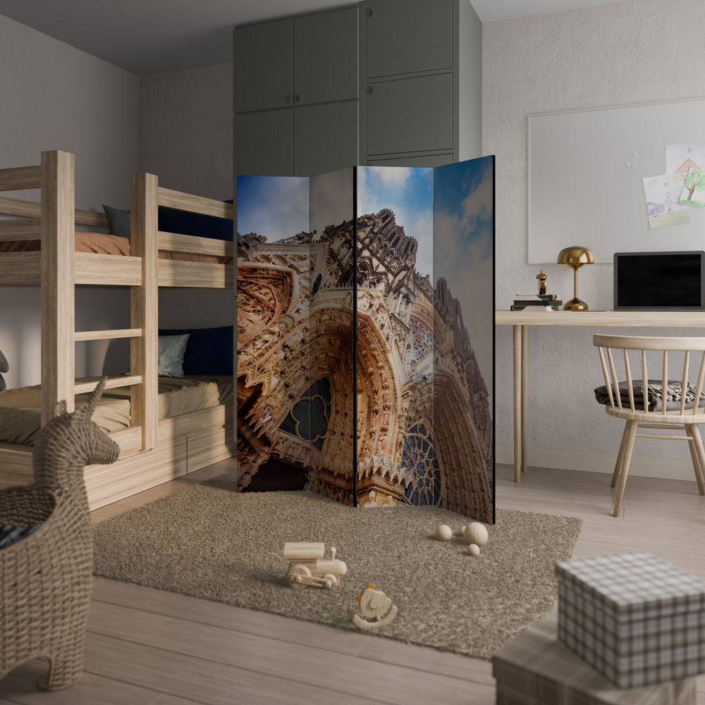 MYSTICAL ANGLES REVEALED Dekorativer 4-teiliger Raumteiler