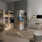 MYSTICAL CITYSCAPE RELIC Dekorativer Paravent - 3-teilig