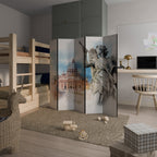 MYSTICAL CITYSCAPE RELIC Dekorativer Paravent - 5-teilig