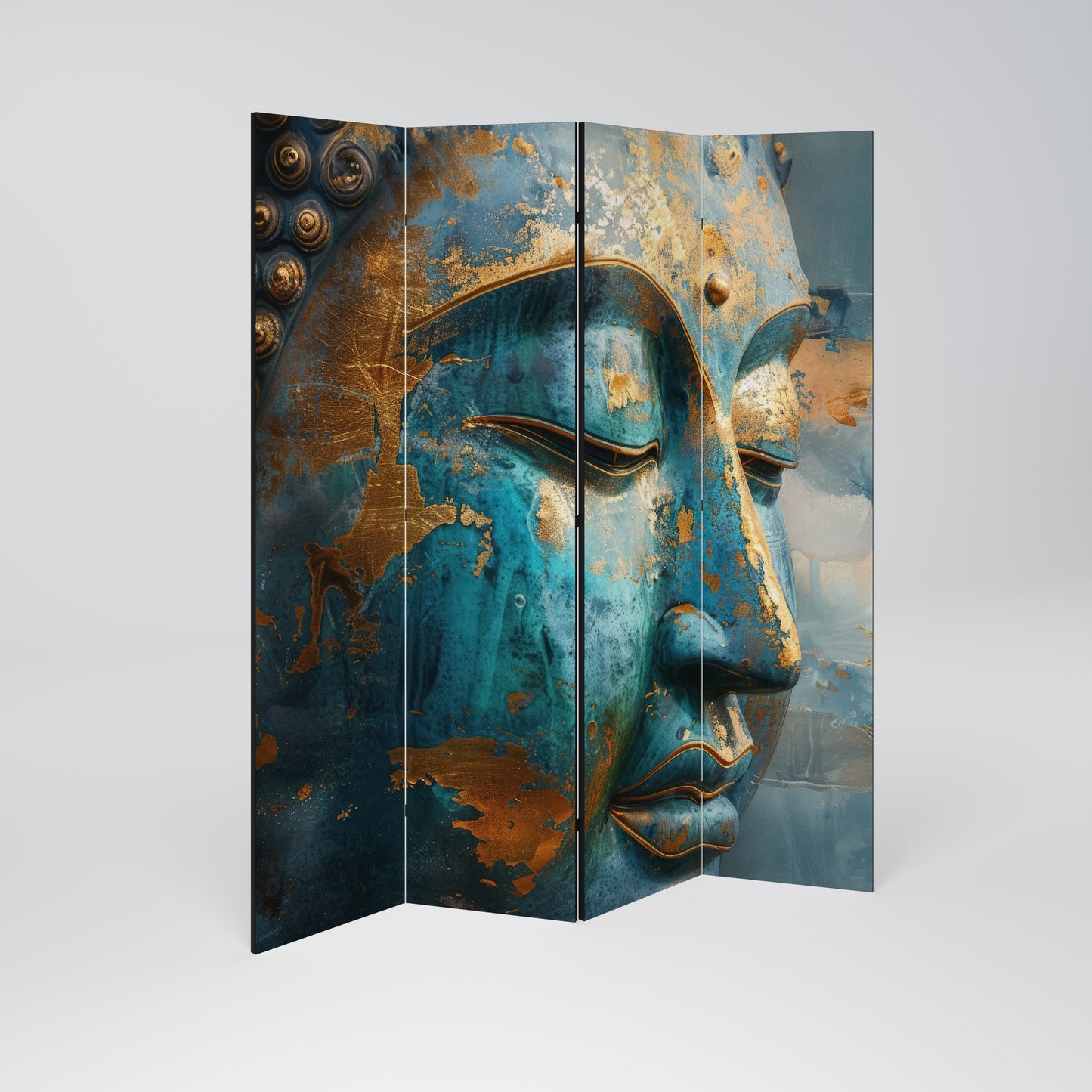 ENIGMATIC STILLNESS 4-teiliger Paravent