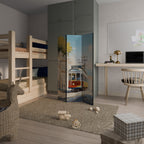 TRAMWAY DREAMSCAPE Dekorativer Paravent - 3-teilig