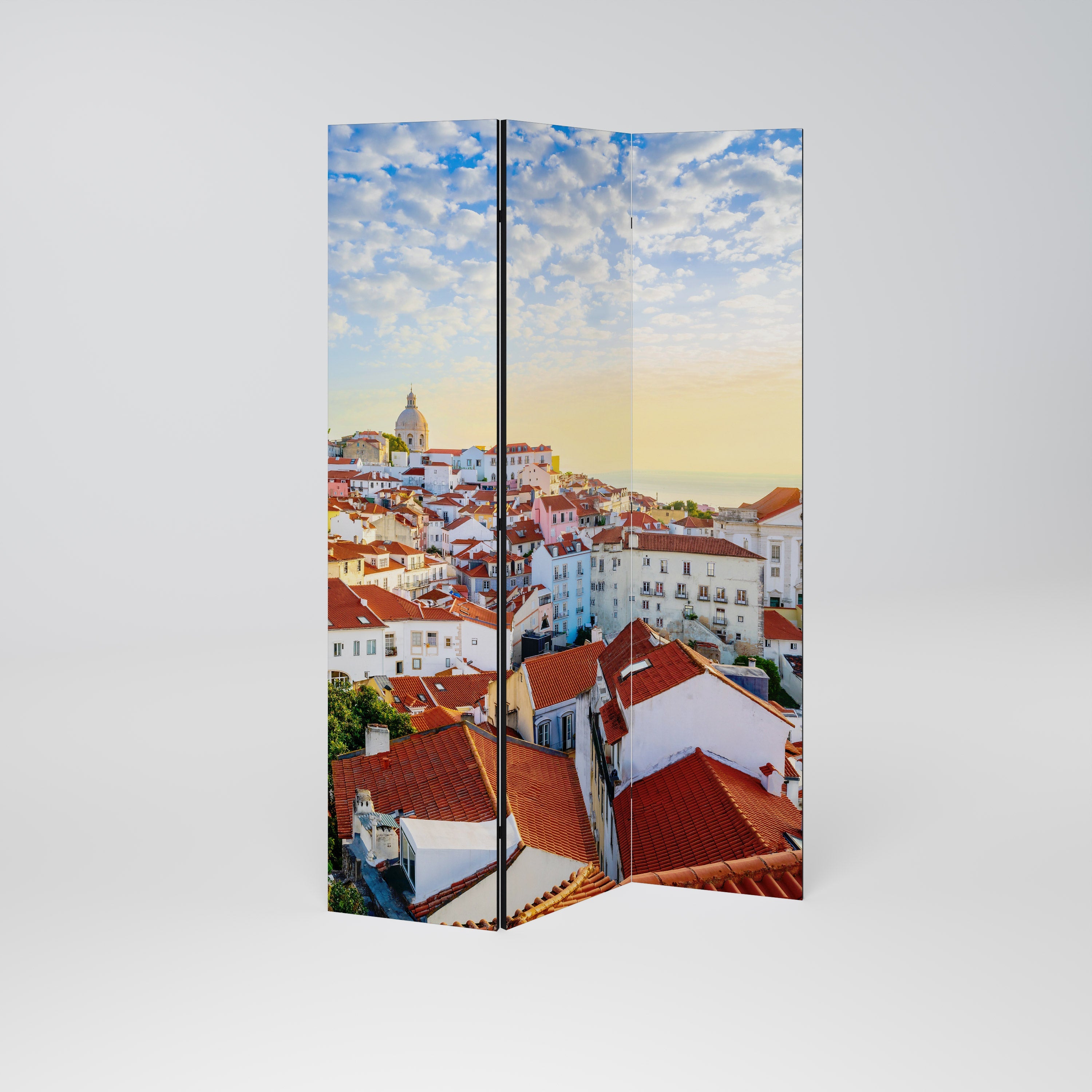 ROOFTOP RADIANCE Dekorativer 3-teiliger Raumteiler