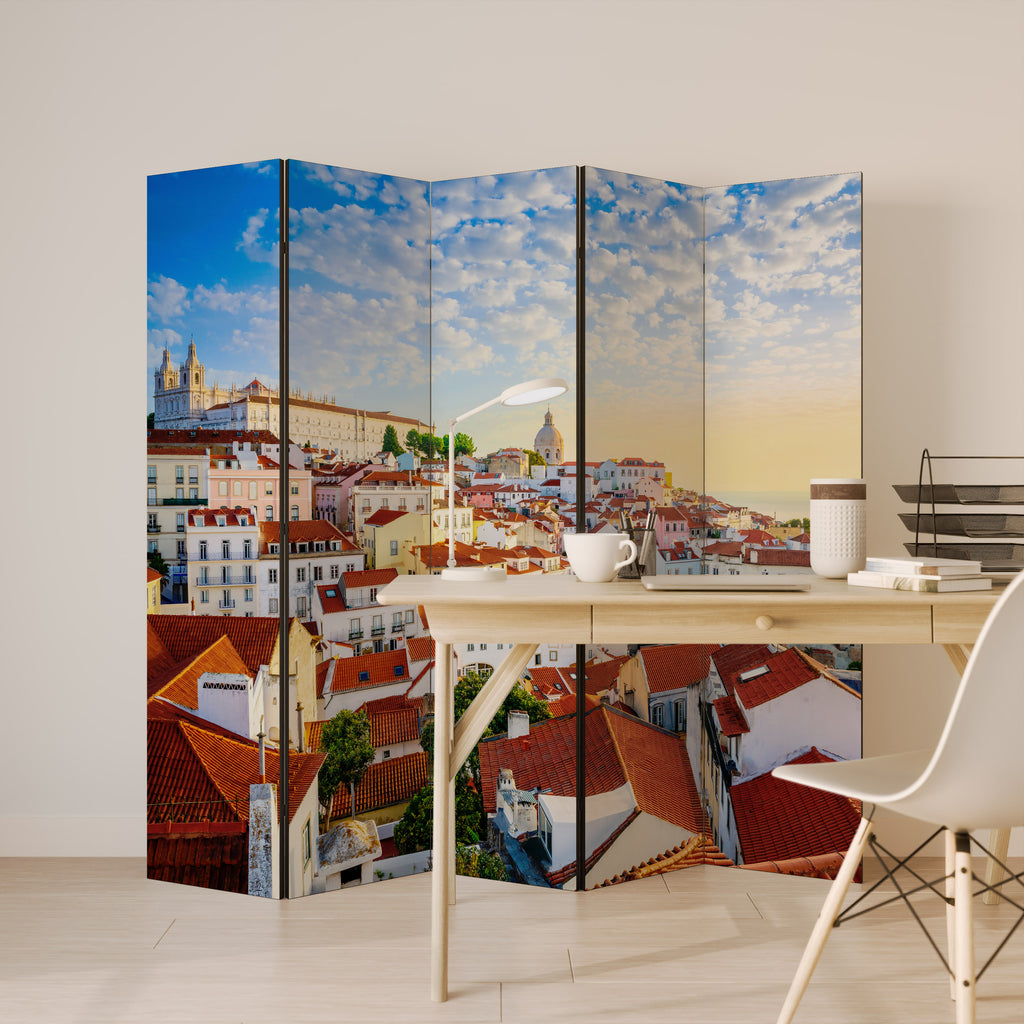 ROOFTOP RADIANCE 5-Panel Room Divider
