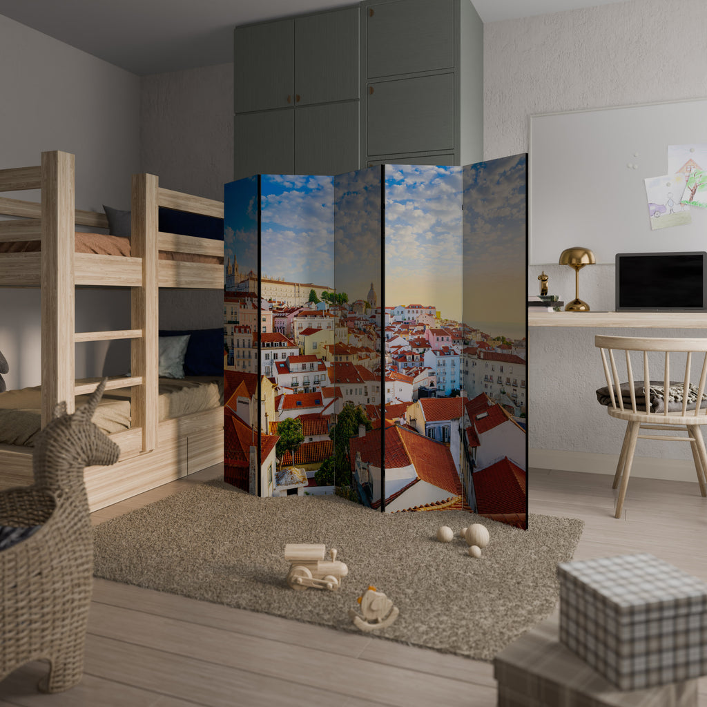 ROOFTOP RADIANCE 5-Panel Room Divider