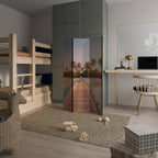 SUNSET SANDSCAPE JOURNEY Dekorativer Paravent - 3-teilig