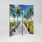 BREEZY COASTAL RETREAT 4-teiliger Paravent