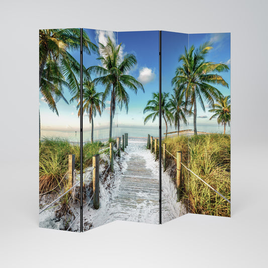 BREEZY COASTAL RETREAT 5-teiliger Paravent