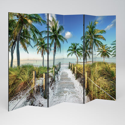 BREEZY COASTAL RETREAT 6-teiliger Paravent