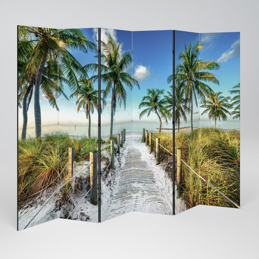 BREEZY COASTAL RETREAT 6-teiliger Paravent