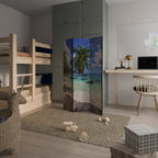 OASIS OF CALM Dekorativer Paravent - 3-teilig