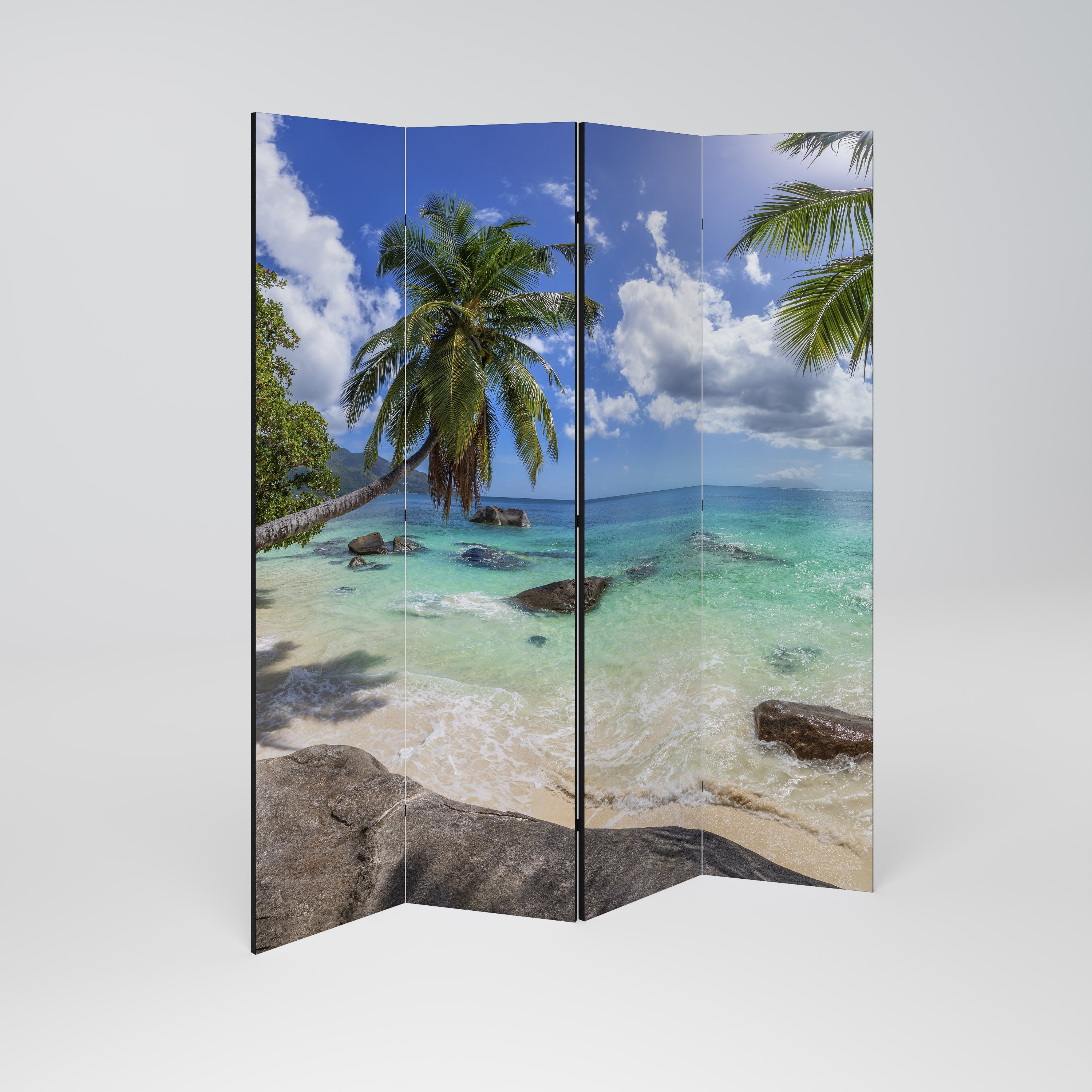 OASIS OF CALM Dekorativer 4-teiliger Raumteiler