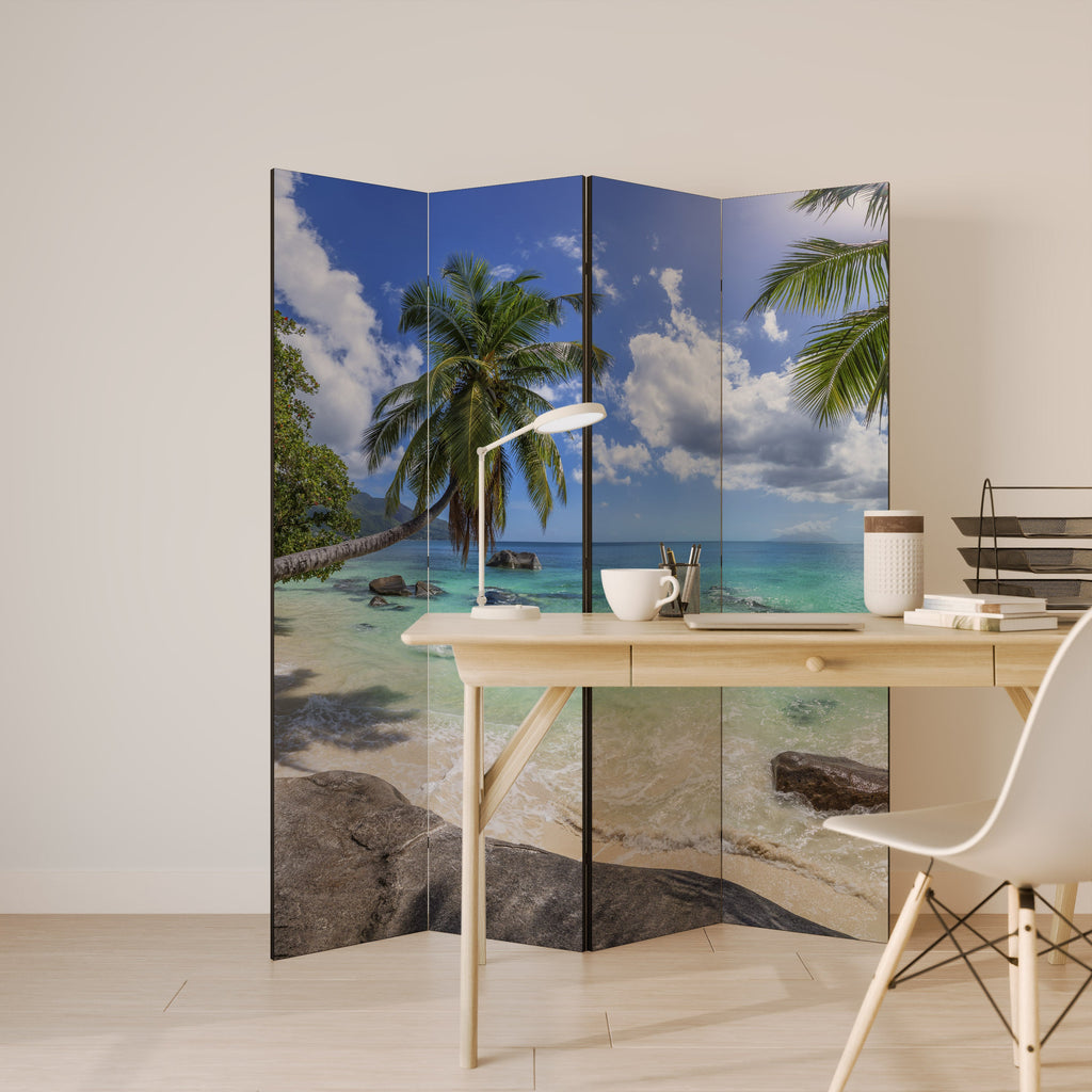 OASIS OF CALM Dekorativer 4-teiliger Raumteiler