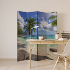 OASIS OF CALM Dekorativer Paravent - 4-teilig