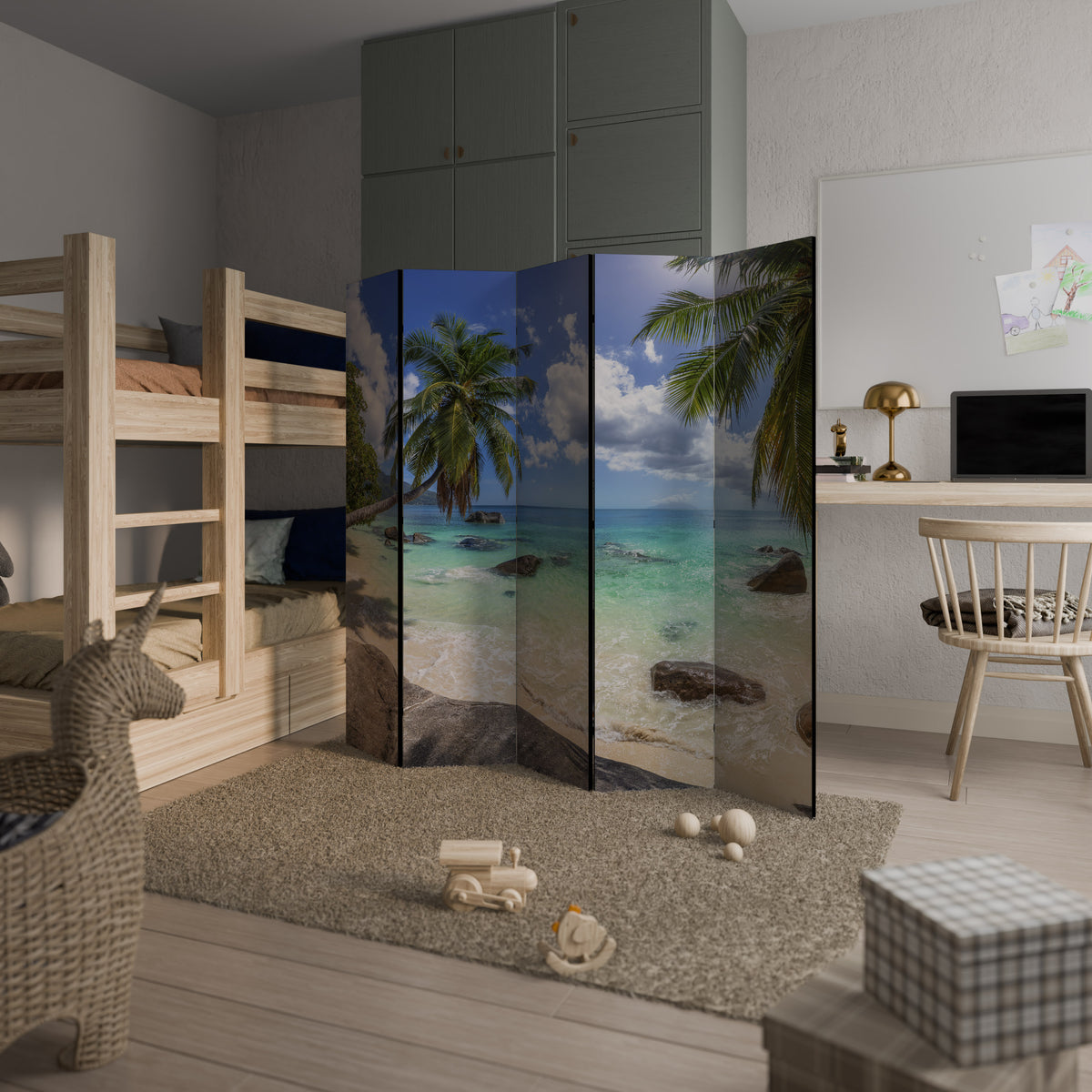 OASIS OF CALM 5-Panel Room Divider