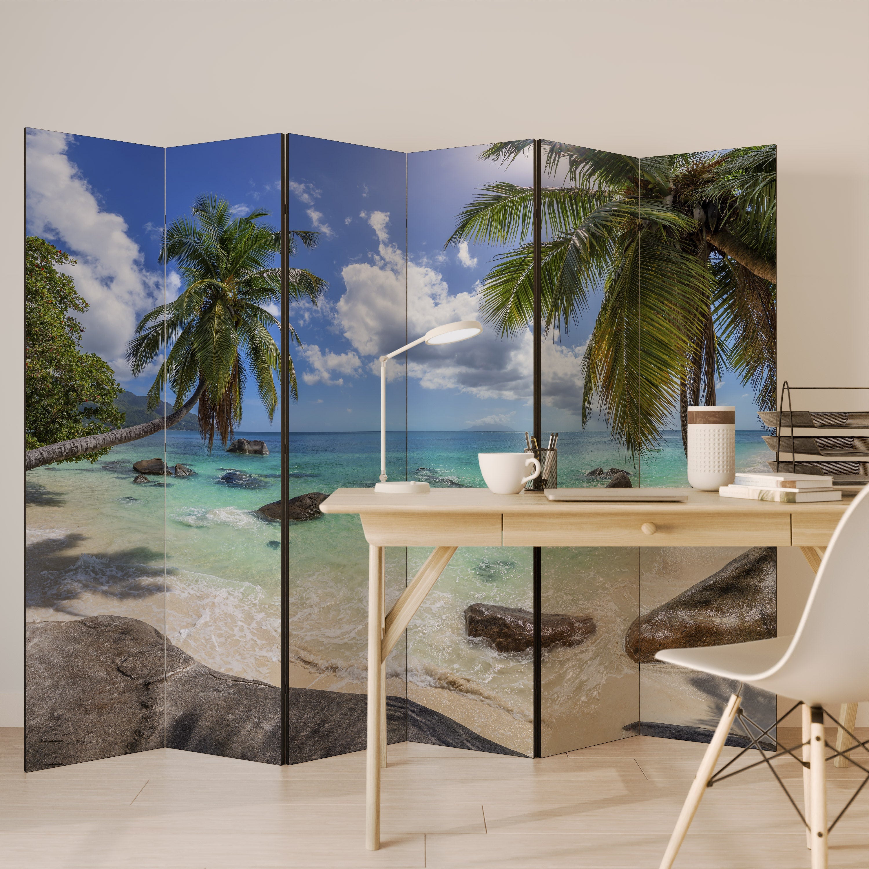 OASIS OF CALM Dekorativer 6-teiliger Raumteiler
