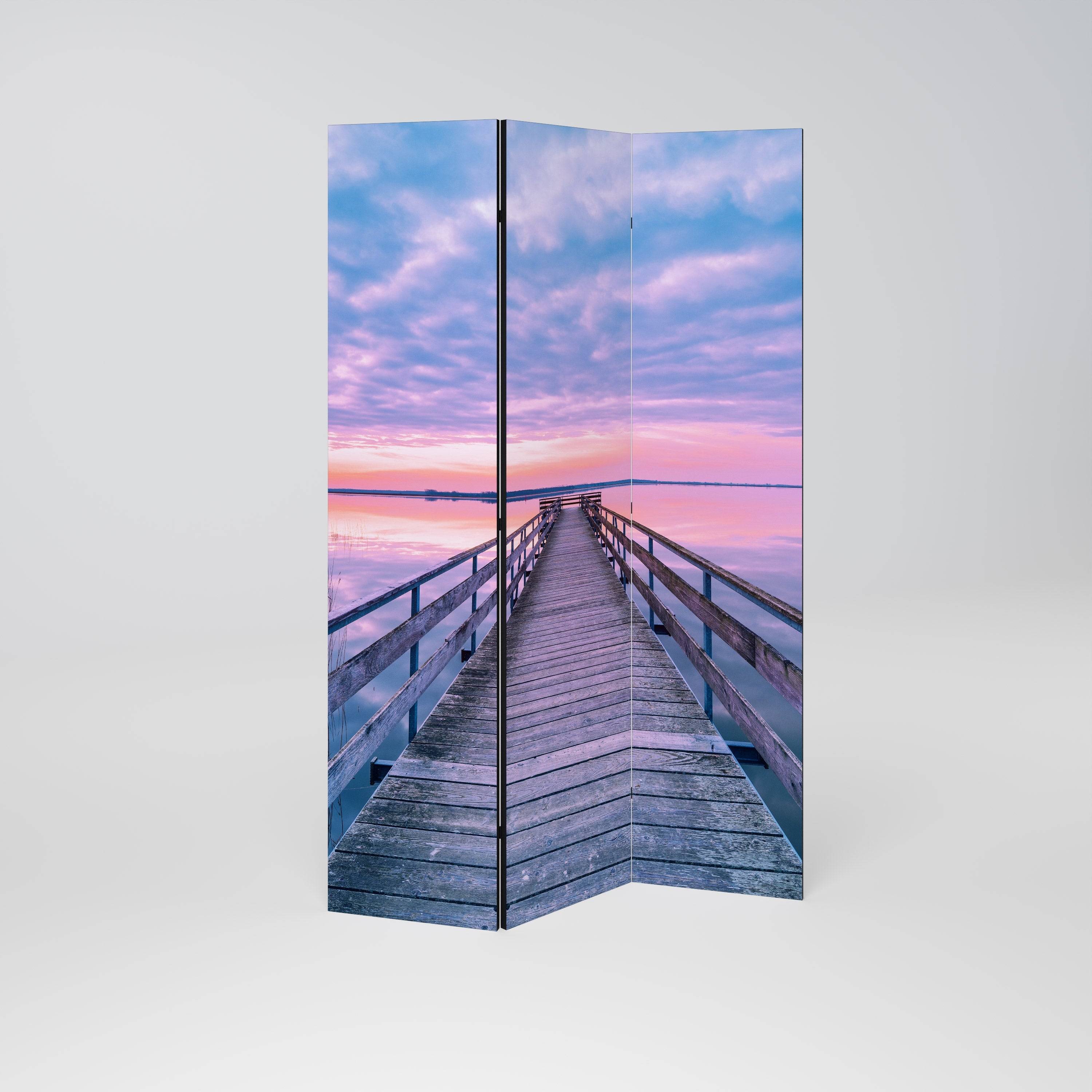 PASTEL PROMENADE Dekorativer 3-teiliger Raumteiler