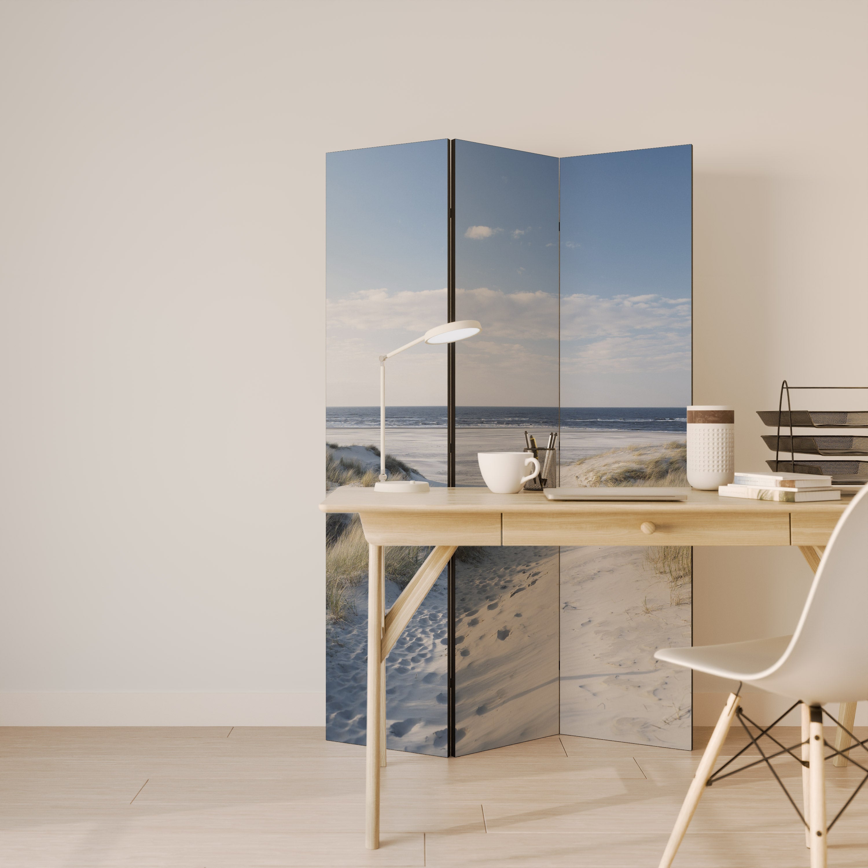 SEASIDE DREAMING Dekorativer 3-teiliger Raumteiler