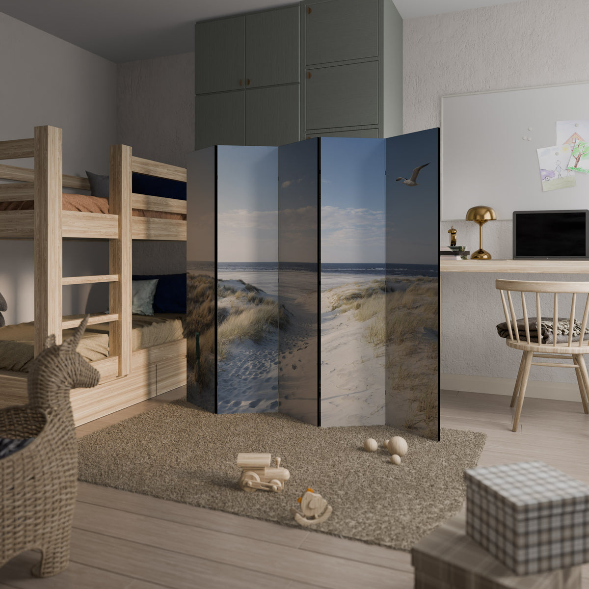 SEASIDE DREAMING 5-teiliger Paravent