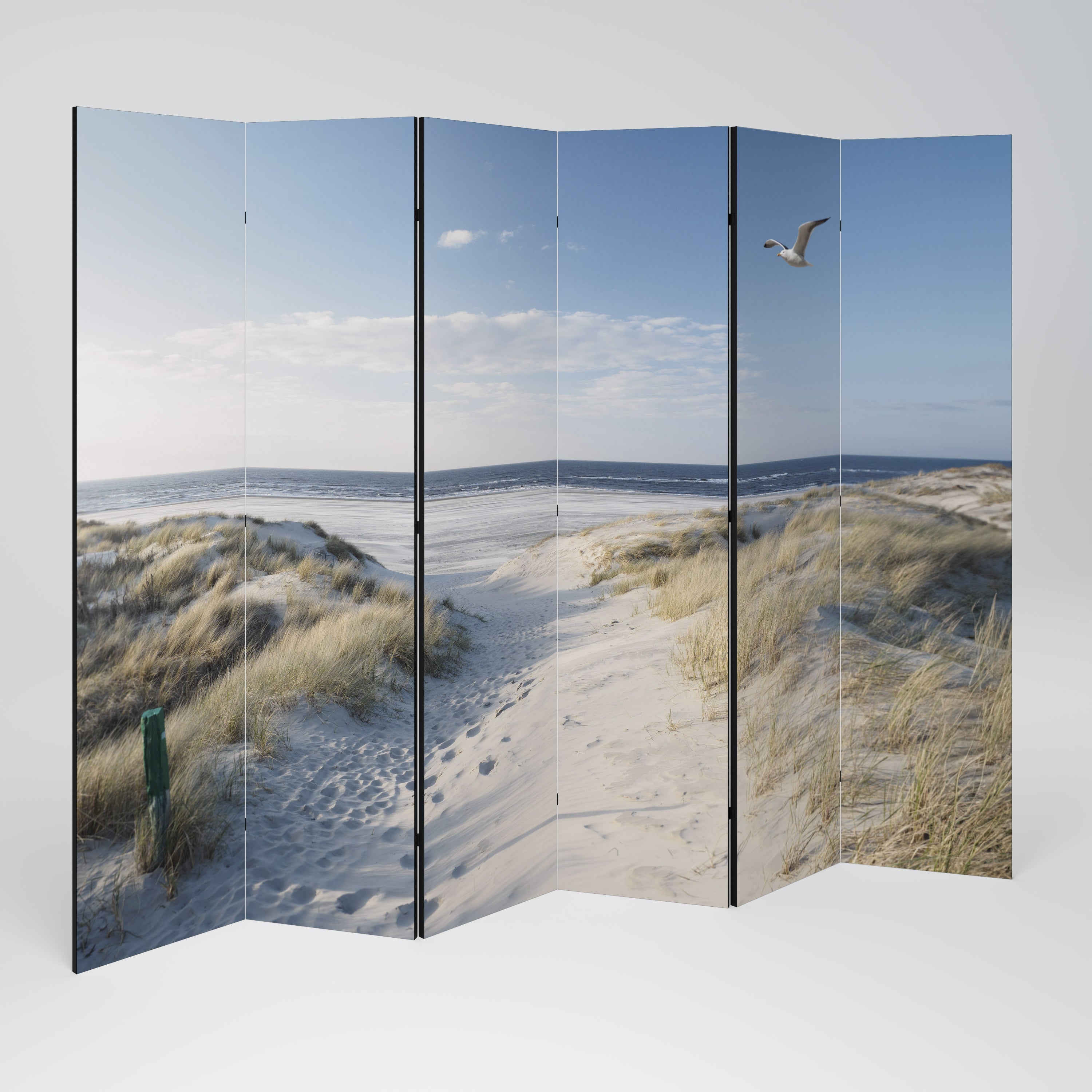 SEASIDE DREAMING Dekorativer 6-teiliger Raumteiler