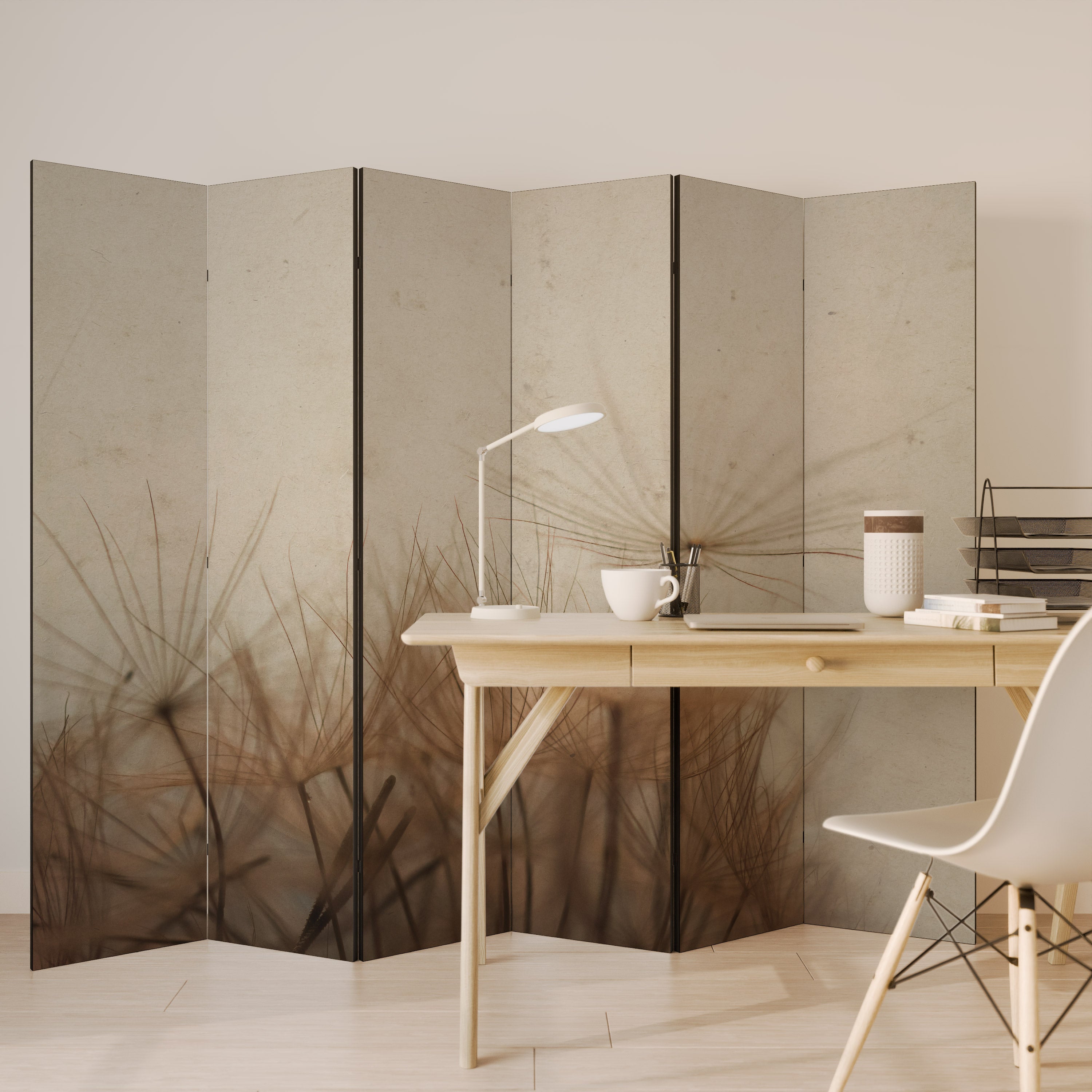 EARTH BREATH Dekorativer 6-teiliger Raumteiler