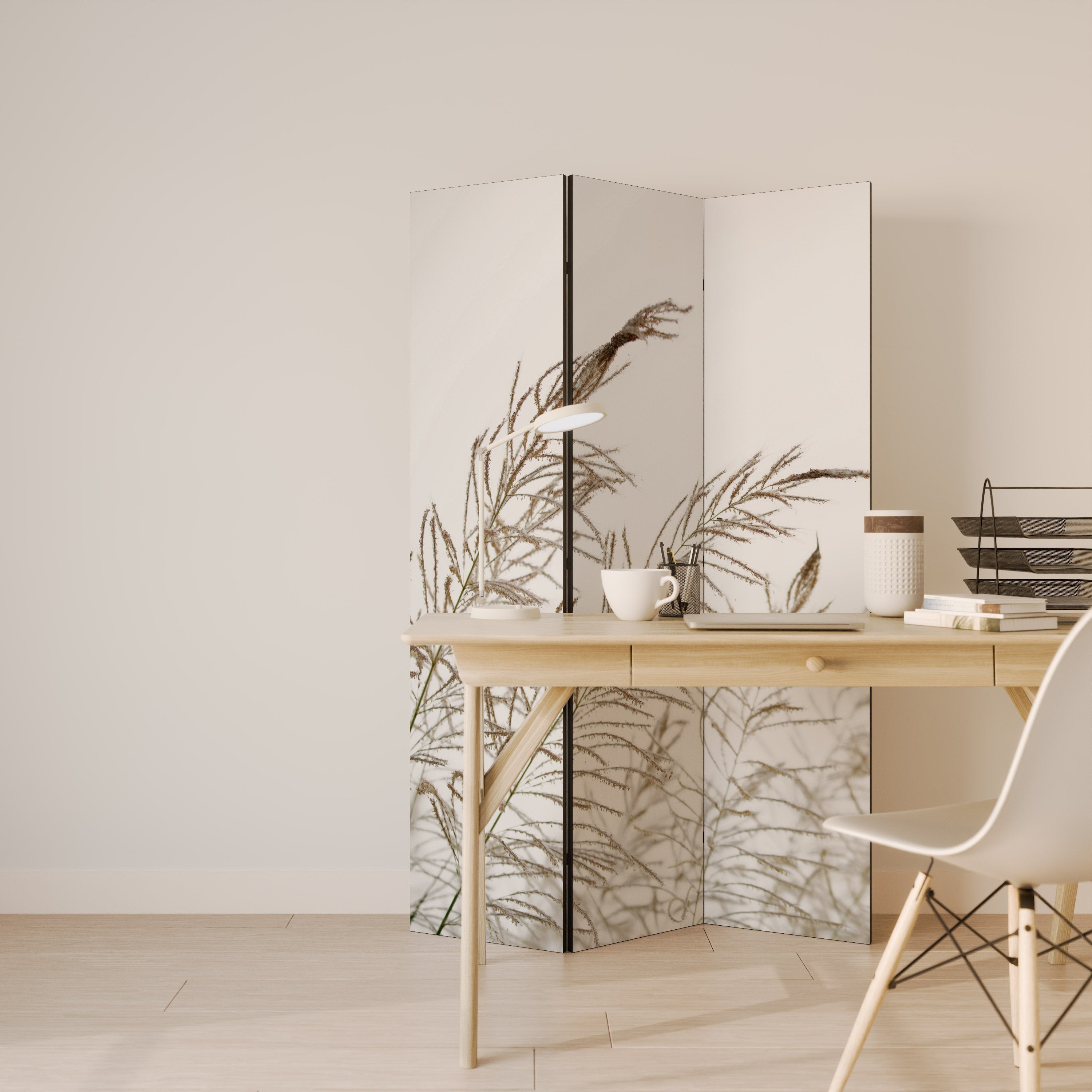 WHISPERING WINDS Decorative 3-Panel Room Divider