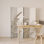 WHISPERING WINDS Dekorativer Paravent - 4-teilig