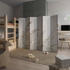 WHISPERING WINDS Dekorativer Paravent - 6-teilig