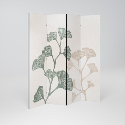 THE GOST OF GINKGO 4-Panel Room Divider