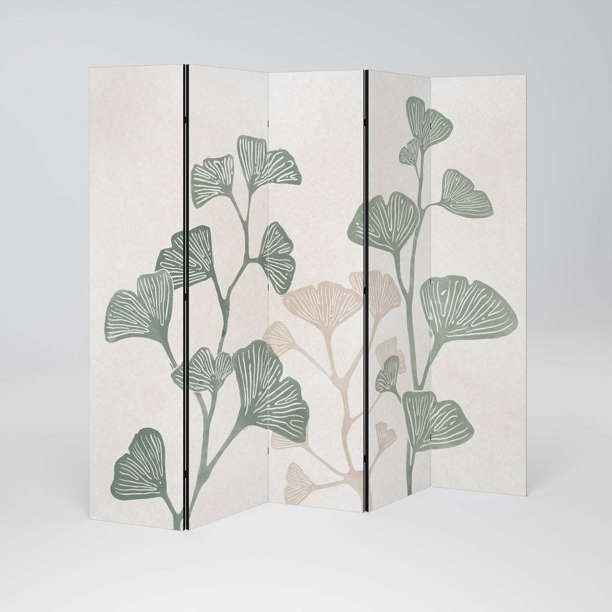 THE GOST OF GINKGO 5-teiliger Paravent
