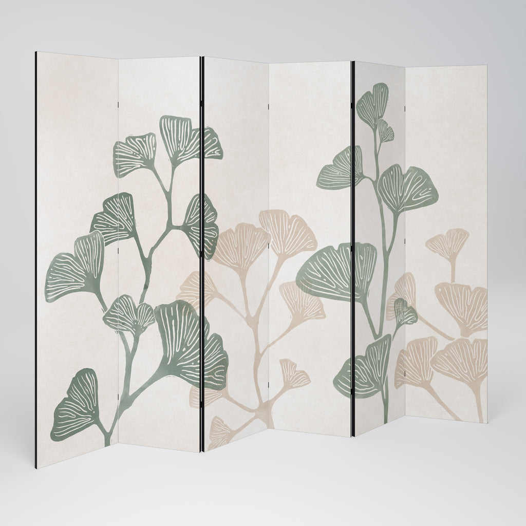 THE GOST OF GINKGO 6-teiliger Paravent