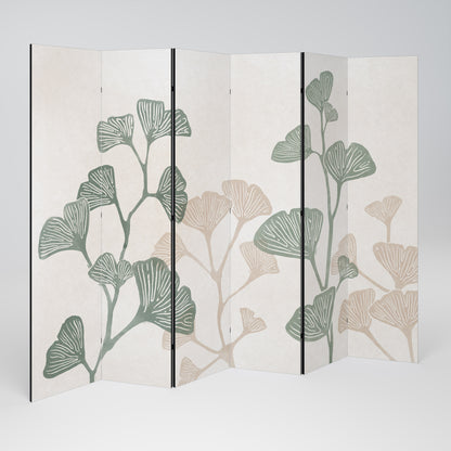 THE GOST OF GINKGO 6-Panel Room Divider