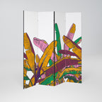 TROPICAL GLOW 4-teiliger Paravent