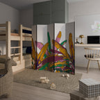 TROPICAL GLOW Dekorativer Paravent - 5-teilig