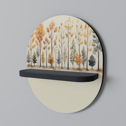 AUTUMN FOREST Dekoratives Wandregal