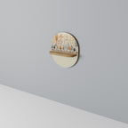 AUTUMN FOREST Ovales Kunstregal in Eiche-Optik