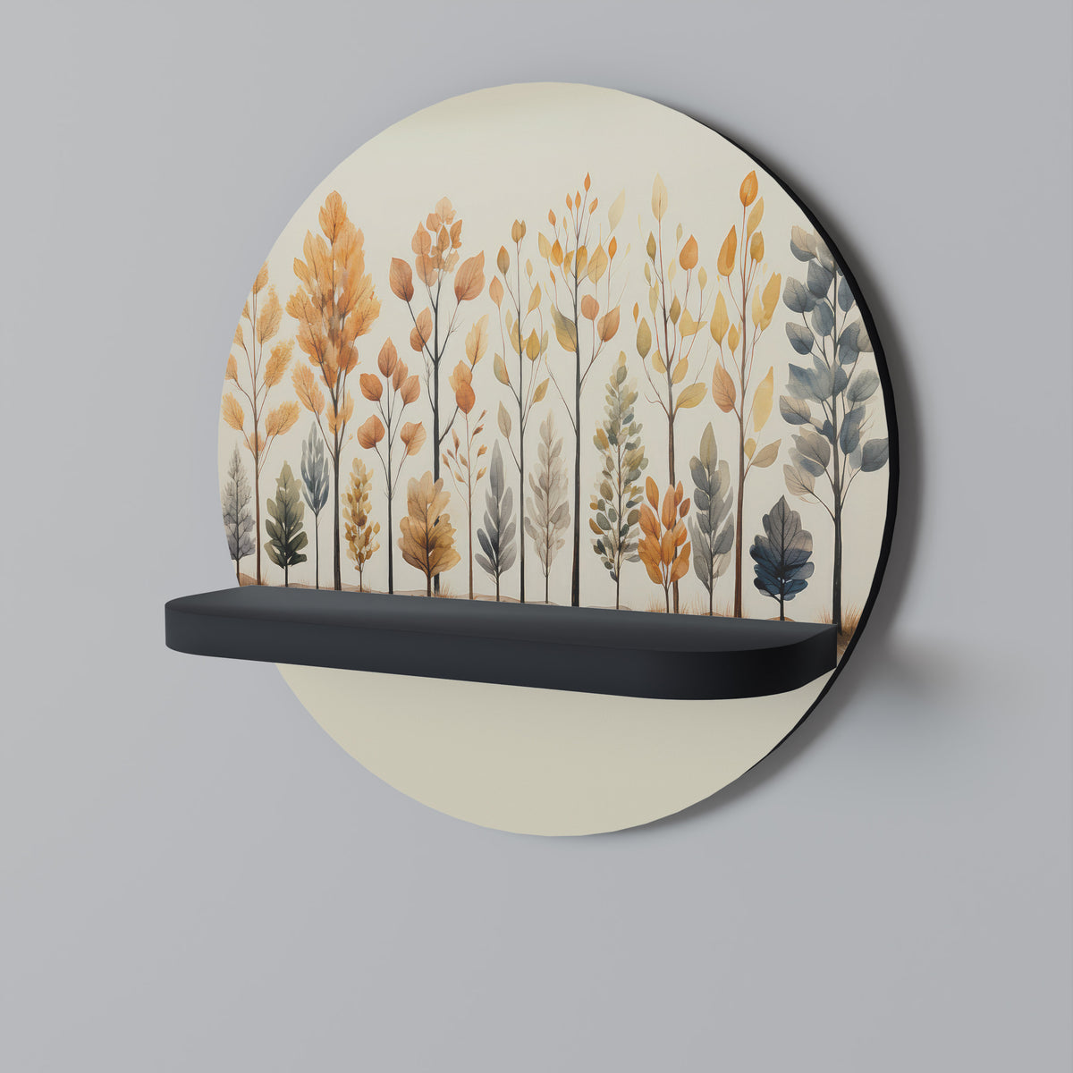 AUTUMN FOREST Dekoratives Wandregal