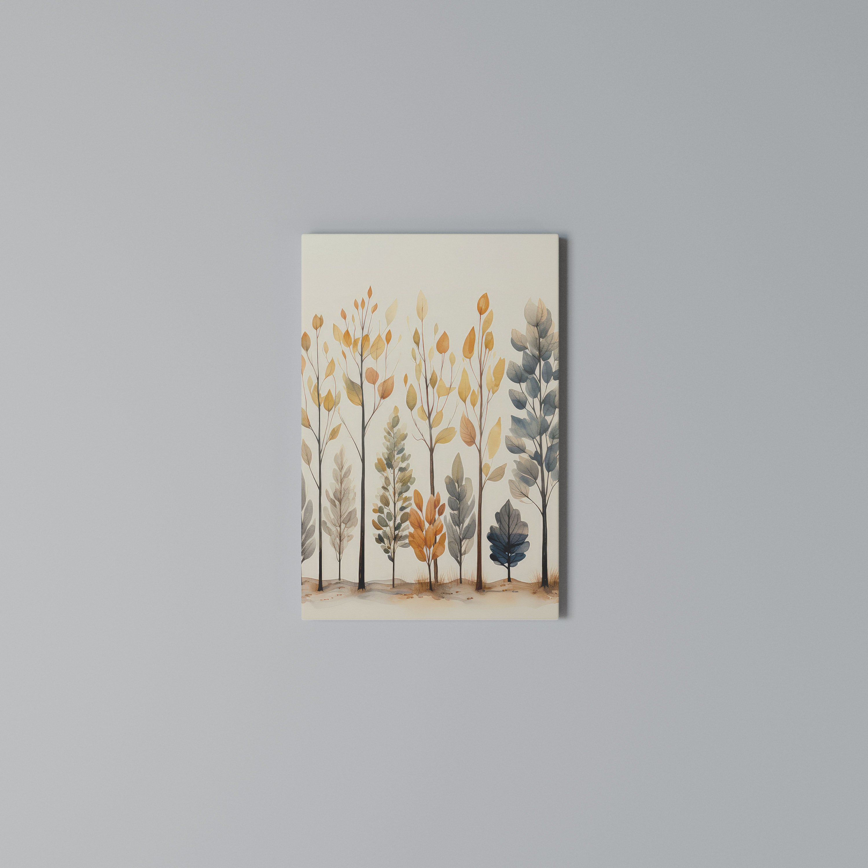 AUTUMN FOREST Vertical Canvas Print