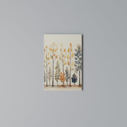 AUTUMN FOREST Vertical Canvas Print