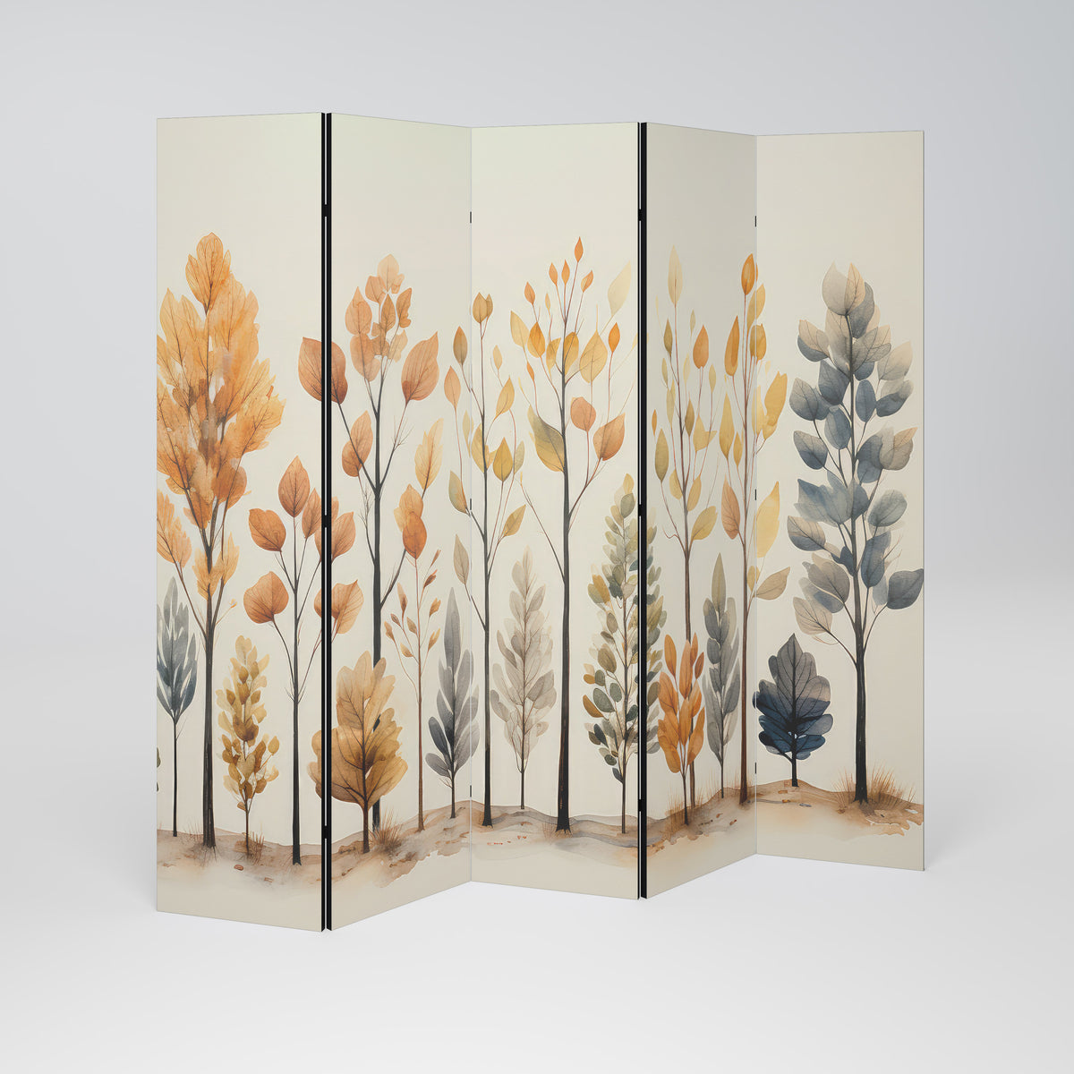 AUTUMN FOREST 5-teiliger Paravent