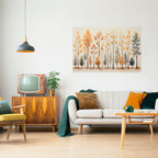 AUTUMN FOREST Selbstklebendes Horizontal-Poster