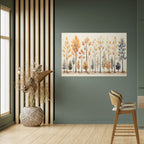 AUTUMN FOREST Selbstklebendes Horizontal-Poster