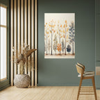 AUTUMN FOREST Selbstklebendes Poster - Hochformat