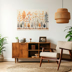 AUTUMN FOREST Selbstklebendes Horizontal-Poster